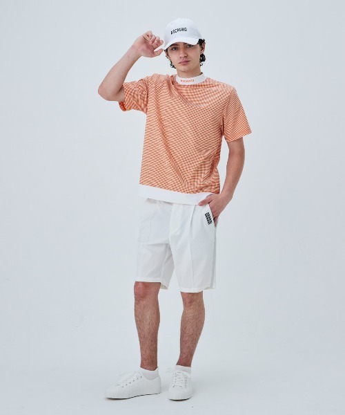 archivio(アルチビオ)の「<MENS>サッカーギンガム冷感プルオーバー(Tシャツ/カットソー・メンズ・ブラック/オレンジ/グリーン・LL/L/M)」の21枚目の写真