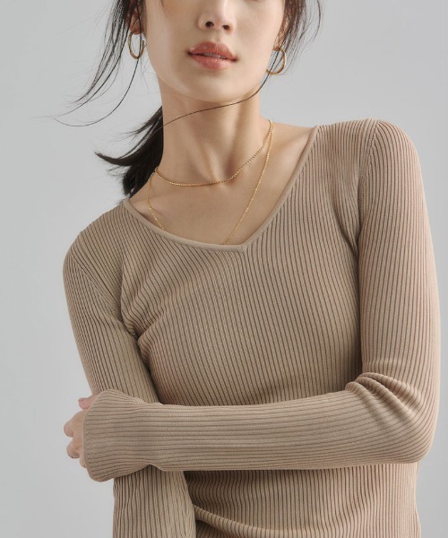 anuans（アニュアンス）の「2way ダイヤレーンネックレス（ネックレス・レディース・ゴールド/シルバー・F）」の3枚目の写真