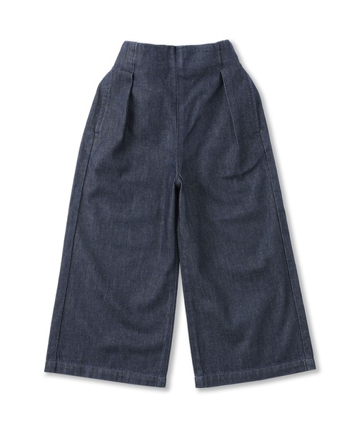 無印良品（ムジルシリョウヒン）の「キッズ　ライトオンスデニムワイドパンツ（その他パンツ・キッズ・ブルー/ライトブルー/ダークネイビー・110/120/130/140/150）」の3枚目の写真