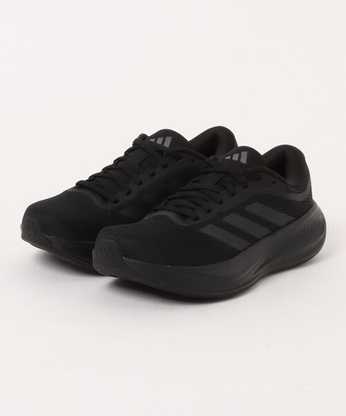 adidas（アディダス）の「《adidas》RESPONSEランナー2（スニーカー・メンズ・ブラック×ブラック/ブラック×ホワイト/ホワイト×ホワイト/ダークブルー・23.0cm/23.5cm/24.0cm/24.5cm/25.0cm/25.5cm/26.0cm/26.5cm/27.0cm/27.5cm/28.0cm/22.5cm）」の4枚目の写真