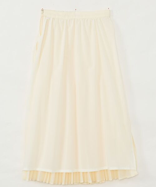 COHINA（コヒナ）の「エアリーミックスプリーツスカート 【低身長・小柄女性】（スカート・レディース・ホワイト/ブルー・REGULAR/SHORT）」の10枚目の写真