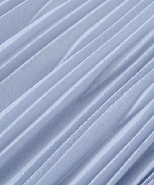 COHINA（コヒナ）の「エアリーミックスプリーツスカート 【低身長・小柄女性】（スカート・レディース・ホワイト/ブルー・REGULAR/SHORT）」の12枚目の写真