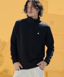 Champion/チャンピオン HALF ZIP SWEATSHIRT ブランドロゴ USAコットン 裏毛仕様 ハーフジップスウェット トレーナー 2026秋冬 秋服