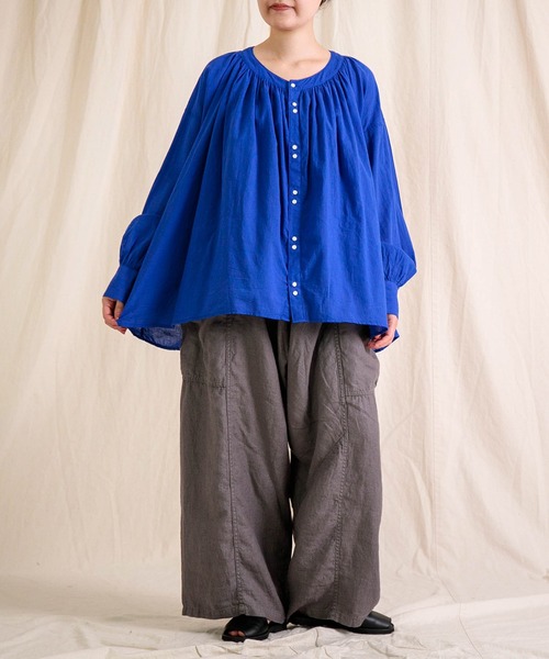 Brocante（ブロカント）の「[Brocante / ブロカント] リネンツイル ポムパンツ（その他パンツ・レディース・モカ/グレー/ブラック/グレイッシュベージュ・2）」の18枚目の写真