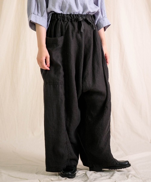 Brocante（ブロカント）の「[Brocante / ブロカント] リネンツイル ポムパンツ（その他パンツ・レディース・モカ/グレー/ブラック/グレイッシュベージュ・2）」の13枚目の写真