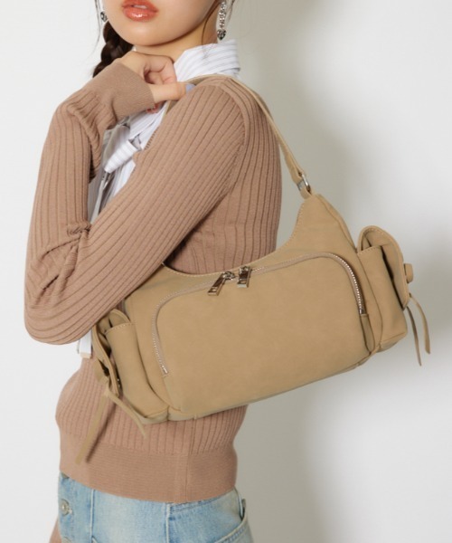 3ポケットミニリボンショルダーBAG（ショルダーバッグ）｜rienda