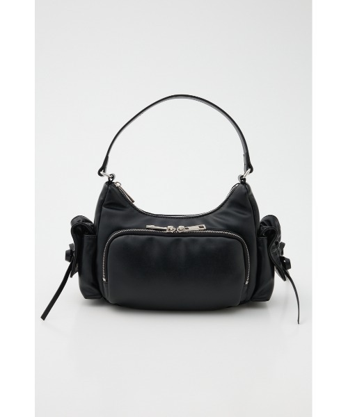rienda(リエンダ)の「3ポケットミニリボンショルダーBAG(ショルダーバッグ・レディース・ブラック/ベージュ/ホワイト・FREE)」の4枚目の写真