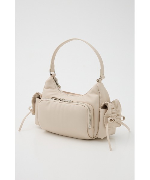 rienda(リエンダ)の「3ポケットミニリボンショルダーBAG(ショルダーバッグ・レディース・ブラック/ベージュ/ホワイト・FREE)」の11枚目の写真