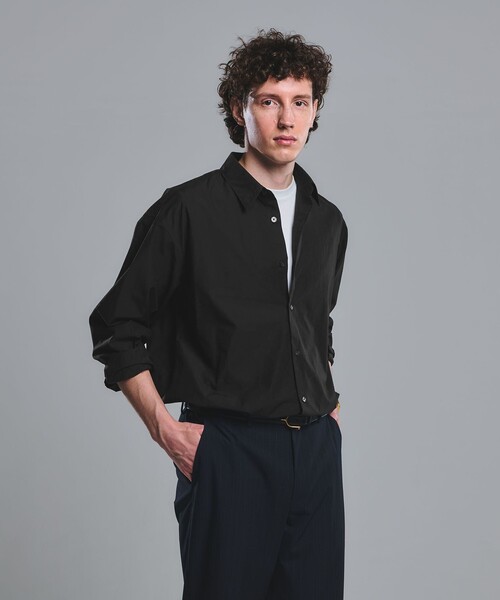 green label relaxing（グリーンレーベルリラクシング）の「120/2 ブロード レギュラーカラー シャツ（シャツ/ブラウス・メンズ・ダークグレー/コバルトブルー/モカ・XXL/XL/L/M/S）」の2枚目の写真