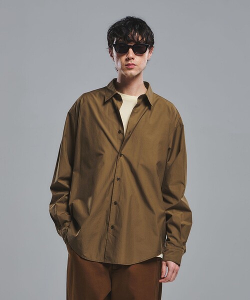 green label relaxing（グリーンレーベルリラクシング）の「120/2 ブロード レギュラーカラー シャツ（シャツ/ブラウス・メンズ・ダークグレー/コバルトブルー/モカ・XXL/XL/L/M/S）」の3枚目の写真