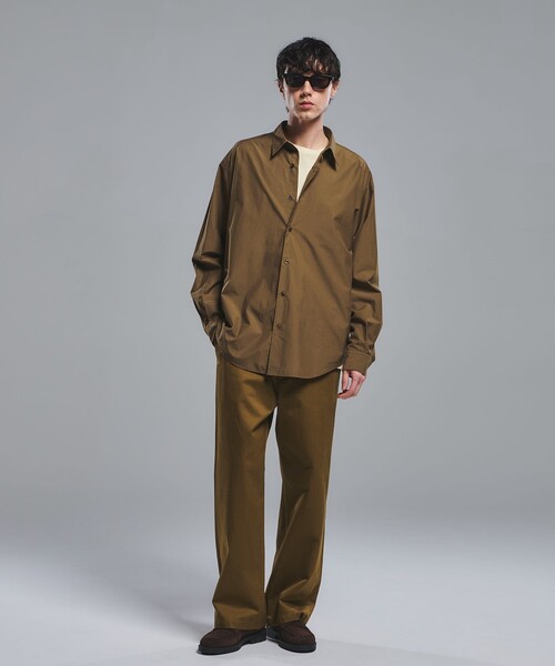 green label relaxing（グリーンレーベルリラクシング）の「120/2 ブロード レギュラーカラー シャツ（シャツ/ブラウス・メンズ・ダークグレー/コバルトブルー/モカ・XXL/XL/L/M/S）」の22枚目の写真