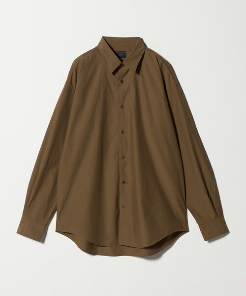 green label relaxing（グリーンレーベルリラクシング）の「120/2 ブロード レギュラーカラー シャツ（シャツ/ブラウス・メンズ・ダークグレー/コバルトブルー/モカ・XXL/XL/L/M/S）」の6枚目の写真