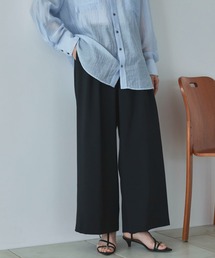 多機能ツータックワイドパンツ