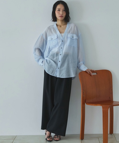 Doux archives(ドゥアルシーヴ)の「多機能ツータックワイドパンツ(その他パンツ・レディース・ブラック/グレー/オフホワイト・MEDIUM/SMALL)」の18枚目の写真