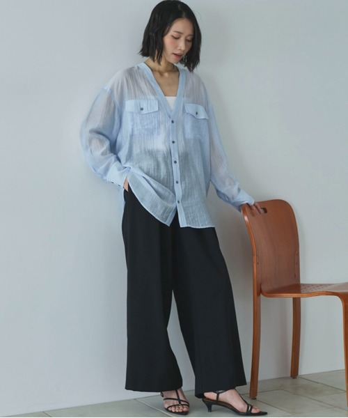 Doux archives(ドゥアルシーヴ)の「多機能ツータックワイドパンツ(その他パンツ・レディース・ブラック/グレー/オフホワイト・MEDIUM/SMALL)」の19枚目の写真
