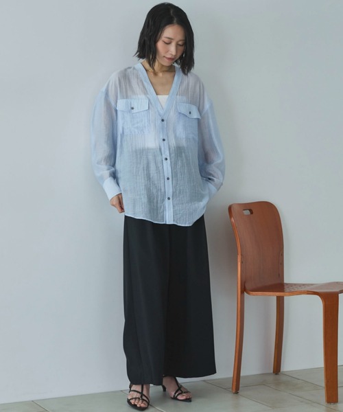 Doux archives(ドゥアルシーヴ)の「多機能ツータックワイドパンツ(その他パンツ・レディース・ブラック/グレー/オフホワイト・MEDIUM/SMALL)」の20枚目の写真