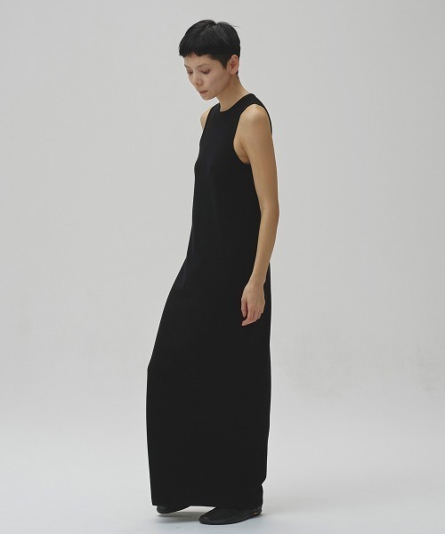 TODAYFUL(トゥデイフル)の「Cottonwool Pencil Dress(ワンピース・レディース・グレー/ブラック・38inch/36inch)」の2枚目の写真