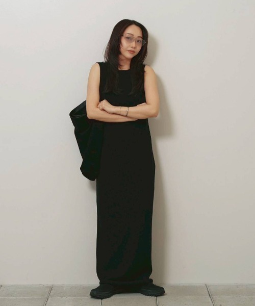 TODAYFUL(トゥデイフル)の「Cottonwool Pencil Dress(ワンピース・レディース・グレー/ブラック・38inch/36inch)」の11枚目の写真