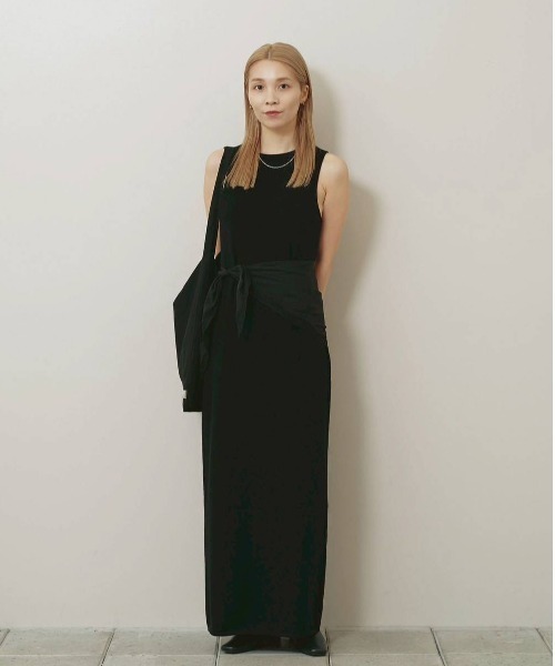 TODAYFUL(トゥデイフル)の「Cottonwool Pencil Dress(ワンピース・レディース・グレー/ブラック・38inch/36inch)」の12枚目の写真