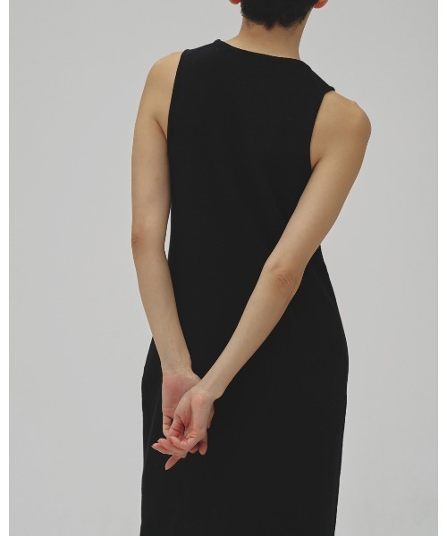 TODAYFUL(トゥデイフル)の「Cottonwool Pencil Dress(ワンピース・レディース・グレー/ブラック・38inch/36inch)」の3枚目の写真