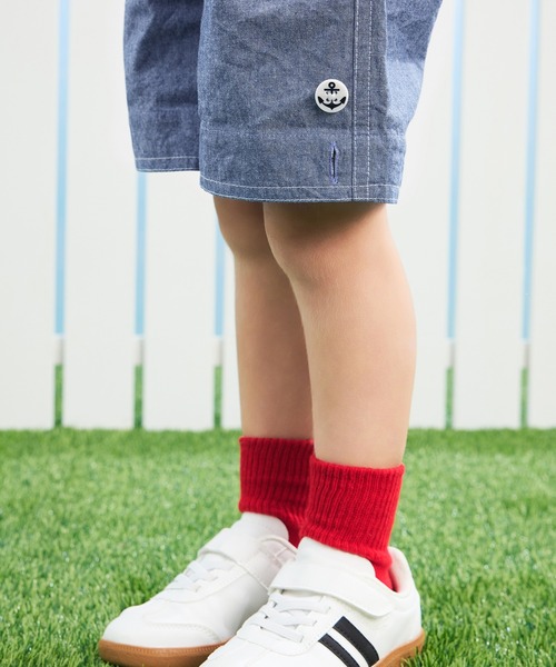 combimini(コンビミニ)の「ダンガリー2WAYショートパンツ(その他パンツ・キッズ・ブルー・80/90/100/110/120)」の10枚目の写真