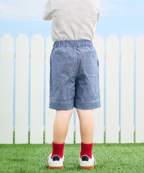 combimini(コンビミニ)の「ダンガリー2WAYショートパンツ(その他パンツ・キッズ・ブルー・80/90/100/110/120)」の9枚目の写真