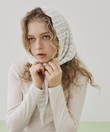 FUULLY STUDIO（フーリィーステューディオ）の「レーストライアングルスカーフ（ストール/ショール）」