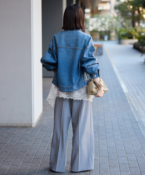 レースコンビカットソー2（Tシャツ/カットソー）｜SLOBE IENA