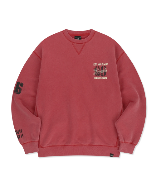 BROWNBREATH（ブラウンブレス）の「2006 PIGMENT CREWNECK - RED（スウェット・レディース・その他・LARGE/X-LARGE/SMALL/MEDIUM）」の2枚目の写真