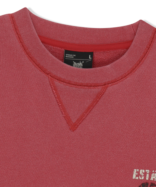 BROWNBREATH（ブラウンブレス）の「2006 PIGMENT CREWNECK - RED（スウェット・レディース・その他・LARGE/X-LARGE/SMALL/MEDIUM）」の3枚目の写真
