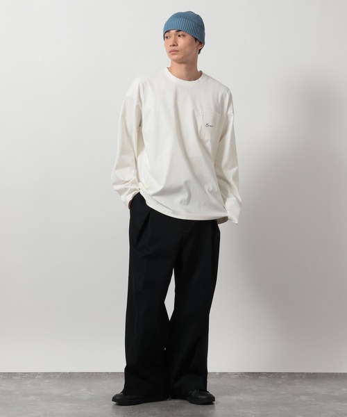 LAKOLE(ラコレ)の「デニムライクロンT / 638226(Tシャツ/カットソー・メンズ・ブルー/ブラック/ホワイト・LARGE/MEDIUM)」の10枚目の写真
