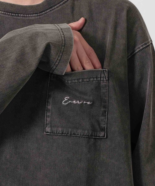 LAKOLE(ラコレ)の「デニムライクロンT / 638226(Tシャツ/カットソー・メンズ・ブルー/ブラック/ホワイト・LARGE/MEDIUM)」の22枚目の写真