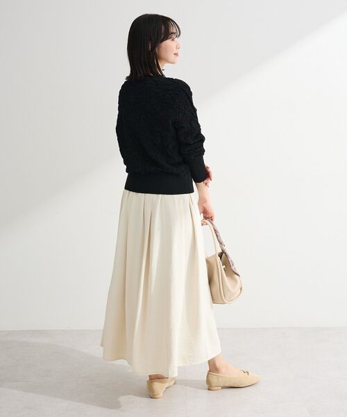 Green Parks(グリーンパークス)の「表面感ニットカーディガン(カーディガン/ボレロ・レディース・ピンク/ブラック/ホワイト系その他2・FREE)」の13枚目の写真