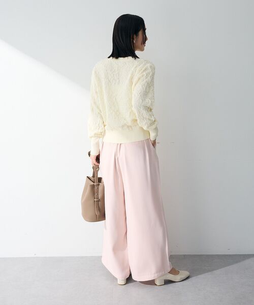 Green Parks(グリーンパークス)の「表面感ニットカーディガン(カーディガン/ボレロ・レディース・ピンク/ブラック/ホワイト系その他2・FREE)」の18枚目の写真