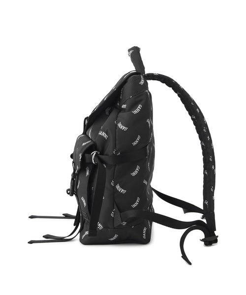 GANNI（ガニー）の「【GANNI for ADAM ET ROPE'】Re-Tech Logo Print Backpack（バックパック/リュック・レディース・ブラック・FREE）」の11枚目の写真