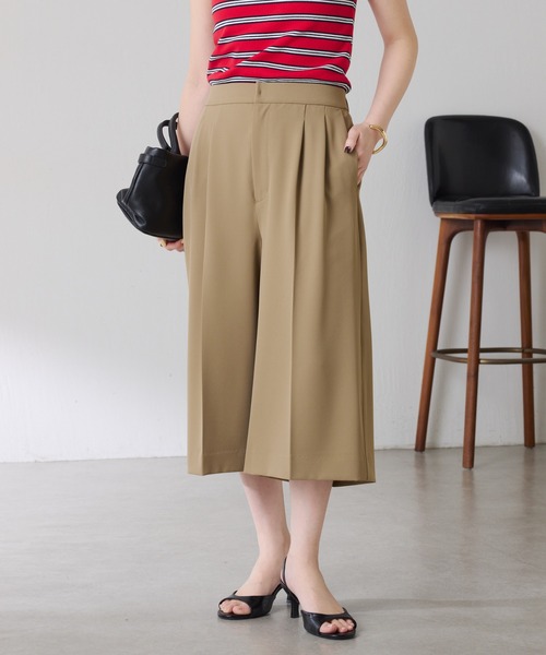 COLLAGE GALLARDAGALANTE(コラージュガリャルダガランテ)の「フルダルハーフパンツ(その他パンツ・レディース・ネイビー/キャメル・FREE)」の2枚目の写真