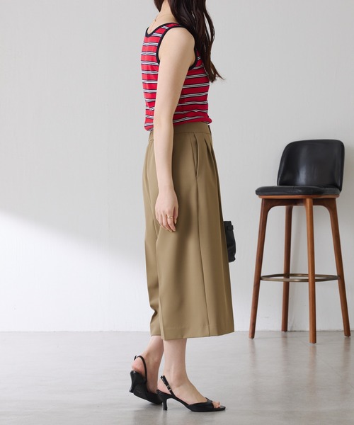 COLLAGE GALLARDAGALANTE(コラージュガリャルダガランテ)の「フルダルハーフパンツ(その他パンツ・レディース・ネイビー/キャメル・FREE)」の20枚目の写真