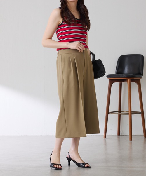 COLLAGE GALLARDAGALANTE(コラージュガリャルダガランテ)の「フルダルハーフパンツ(その他パンツ・レディース・ネイビー/キャメル・FREE)」の21枚目の写真