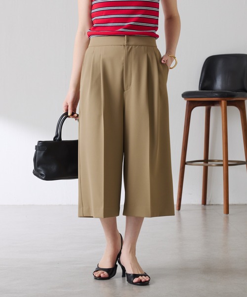 COLLAGE GALLARDAGALANTE(コラージュガリャルダガランテ)の「フルダルハーフパンツ(その他パンツ・レディース・ネイビー/キャメル・FREE)」の13枚目の写真