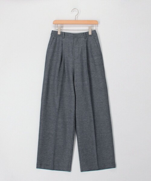 NOLLEY’S(ノーリーズ)の「ドライオックスセミワイドパンツ(その他パンツ・レディース・ネイビー/グレー系その他/ベージュ/ブルー系その他・36/38)」の1枚目の写真