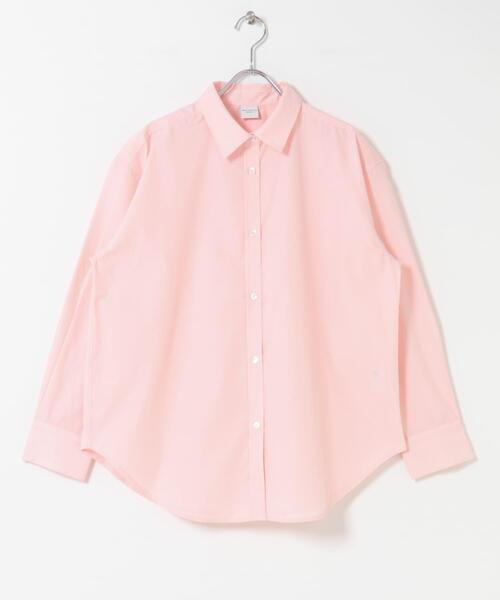 URBAN RESEARCH DOORS（アーバンリサーチドアーズ）の「『UR TECH』レギュラーカラーオーバーシャツ（シャツ/ブラウス・レディース・ピンク/ライトブルー・FREE）」の10枚目の写真