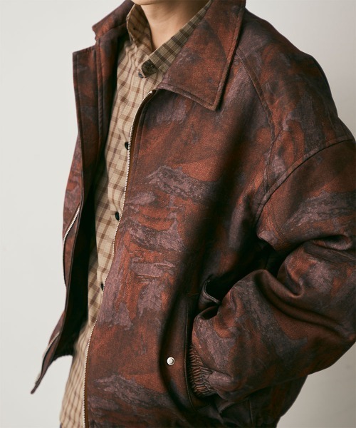 Shoowtime(ショウタイム)の「Abstract puffer jacket / アブストラクトパファージャケット(ブルゾン・メンズ・ブラウン系/ブラック系・MEDIUM/LARGE/X-LARGE)」の11枚目の写真