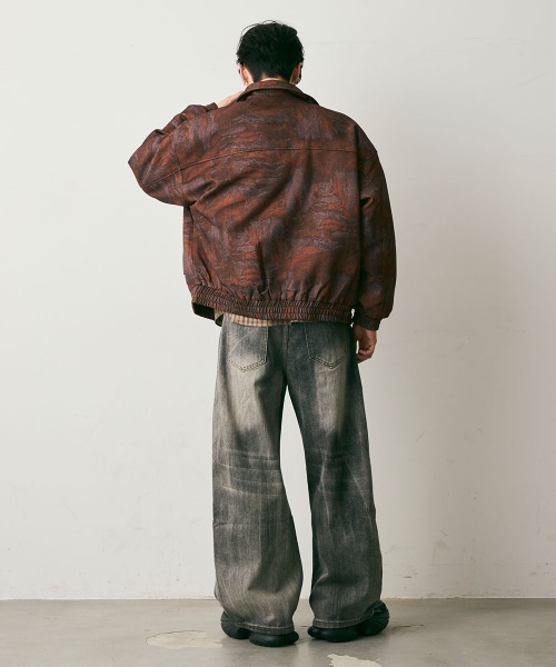 Shoowtime(ショウタイム)の「Abstract puffer jacket / アブストラクトパファージャケット(ブルゾン・メンズ・ブラウン系/ブラック系・MEDIUM/LARGE/X-LARGE)」の19枚目の写真