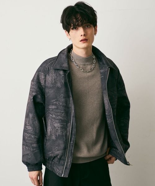 Shoowtime(ショウタイム)の「Abstract puffer jacket / アブストラクトパファージャケット(ブルゾン・メンズ・ブラウン系/ブラック系・MEDIUM/LARGE/X-LARGE)」の20枚目の写真