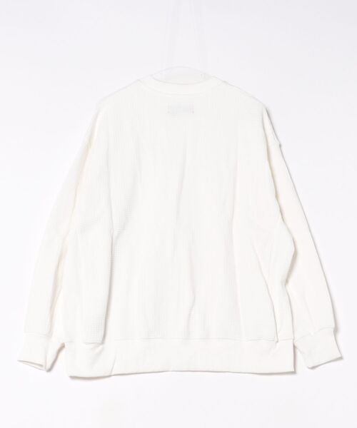 many men many mind(メニーメンメニーマインド)の「/many men many mind/CVCワッフル 切り替えプルオーバー(Tシャツ/カットソー・メンズ・グレー系その他/カーキ/ブラック/ホワイト・X-LARGE/LARGE/MEDIUM)」の10枚目の写真