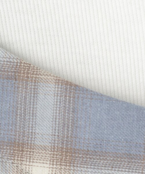 SHOO・LA・RUE（シューラルー）の「【130-150cm】チェックシャツドッキングトップス（Tシャツ/カットソー・キッズ・ブラック系1/ブルー系6・13/14/15 ）」の10枚目の写真