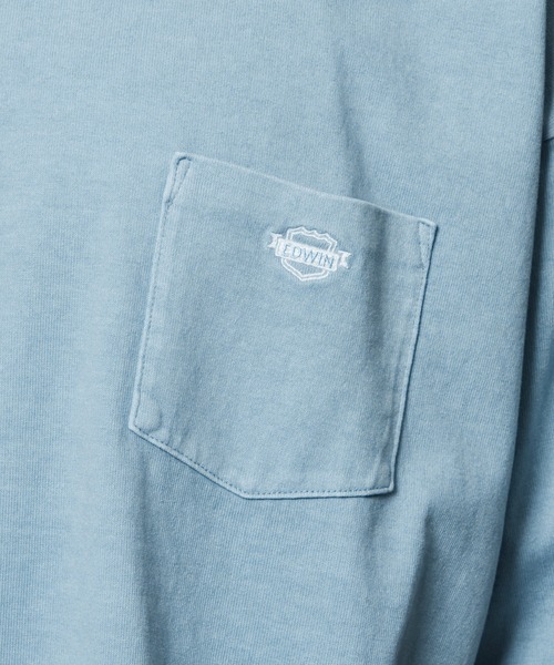 EDWIN（エドウィン）の「EDWIN エドウィン ルーズシルエット バギーTシャツ 半袖（Tシャツ/カットソー・メンズ・ブルー/ブラック/ネイビー/イエロー・MEDIUM/LARGE/X-LARGE）」の12枚目の写真