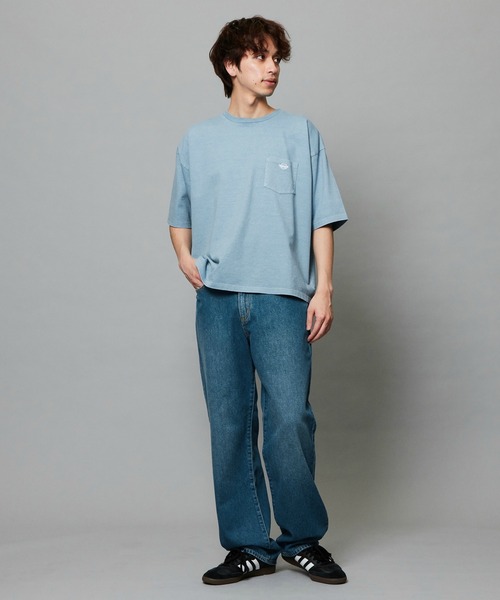 EDWIN（エドウィン）の「EDWIN エドウィン ルーズシルエット バギーTシャツ 半袖（Tシャツ/カットソー・メンズ・ブルー/ブラック/ネイビー/イエロー・MEDIUM/LARGE/X-LARGE）」の11枚目の写真