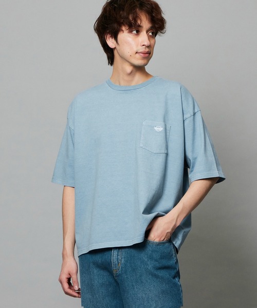 EDWIN（エドウィン）の「EDWIN エドウィン ルーズシルエット バギーTシャツ 半袖（Tシャツ/カットソー・メンズ・ブルー/ブラック/ネイビー/イエロー・MEDIUM/LARGE/X-LARGE）」の16枚目の写真