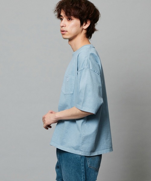 EDWIN（エドウィン）の「EDWIN エドウィン ルーズシルエット バギーTシャツ 半袖（Tシャツ/カットソー・メンズ・ブルー/ブラック/ネイビー/イエロー・MEDIUM/LARGE/X-LARGE）」の15枚目の写真